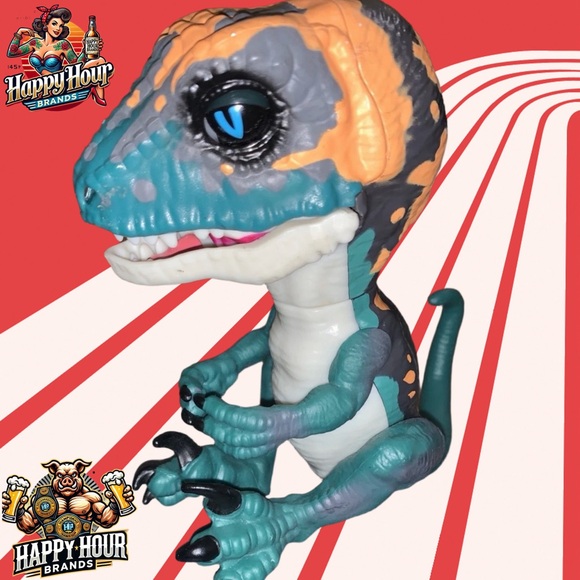 WowWee Untamed Fingerlings Raptor Fury Loose Still Works Dinosuar - Picture 2 of 3
